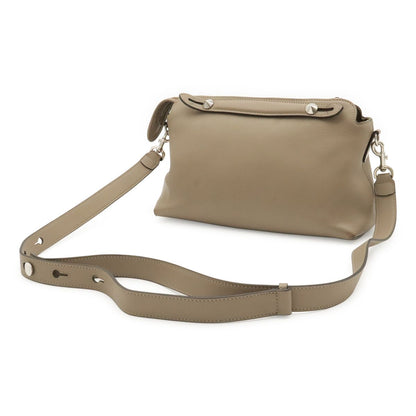 Fendi by the Way 2-Way Shoulder Bag Leather Gray Silver — view 2