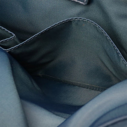 Dior Trotter Tote Bag Canvas Leather Navy Silver — view 8