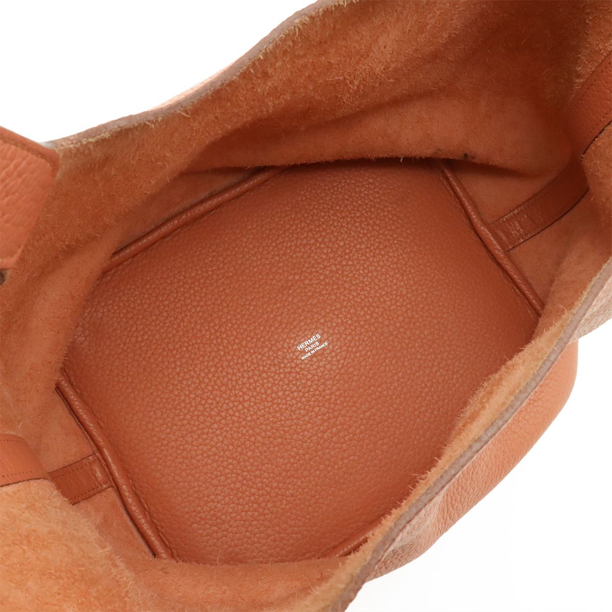 Hermes Picotin Lock 26 GM Tote Bag Taurillon Clemence Leather Rose Tea Salmon — view 6