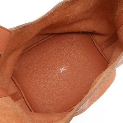 Hermes Picotin Lock 26 GM Tote Bag Taurillon Clemence Leather Rose Tea Salmon — view 6