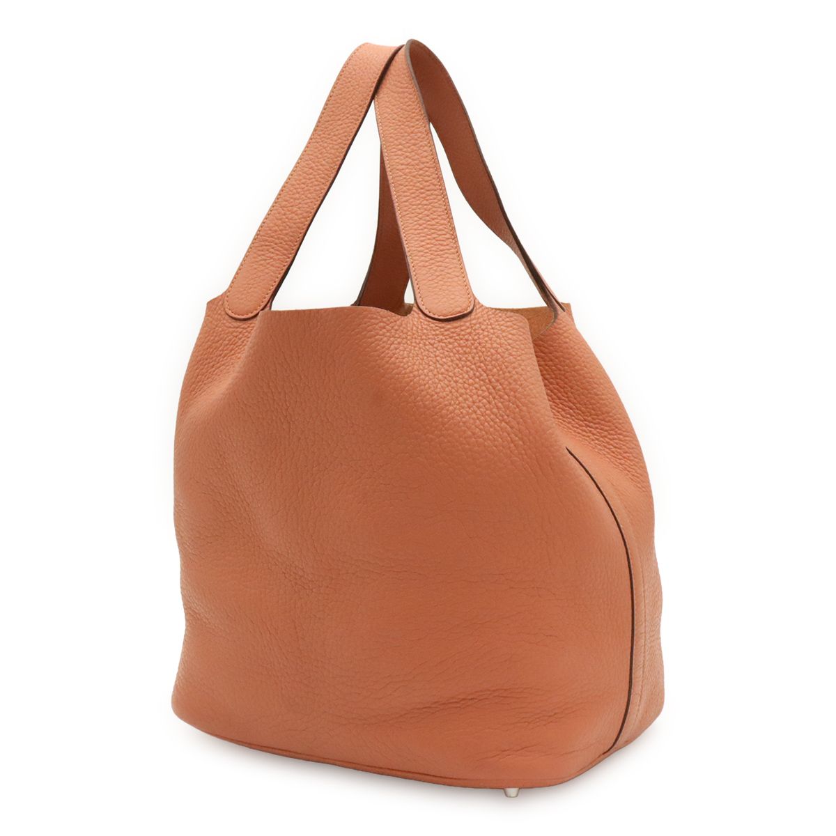 Hermes Picotin Lock 26 GM Tote Bag Taurillon Clemence Leather Rose Tea Salmon — view 2