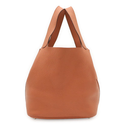 Hermes Picotin Lock 26 GM Tote Bag Taurillon Clemence Leather Rose Tea Salmon