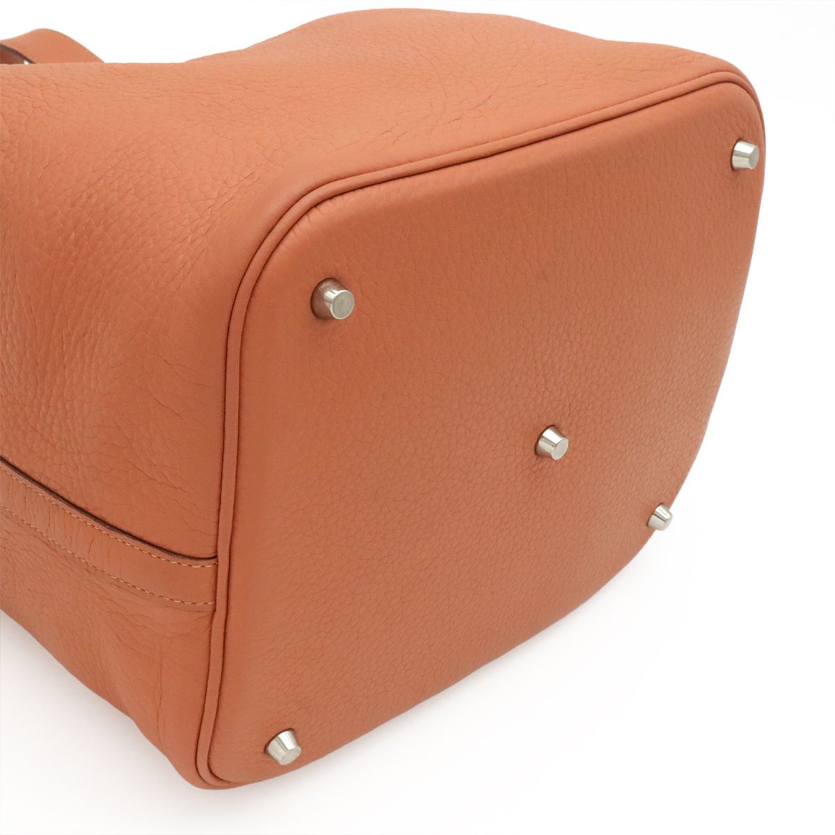 Hermes Picotin Lock 26 GM Tote Bag Taurillon Clemence Leather Rose Tea Salmon — view 3