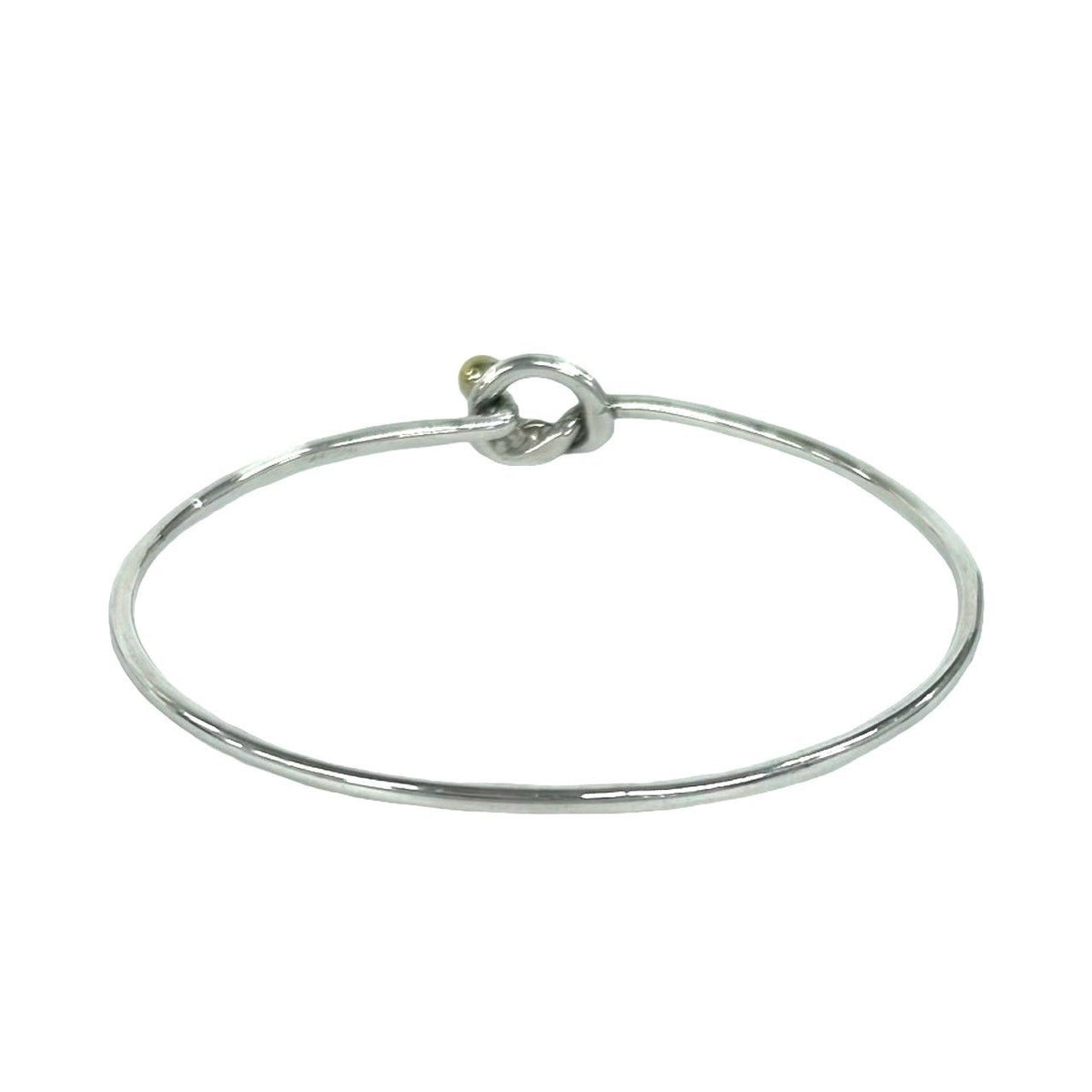 Tiffany & Co Love Knot Bracelet Silver Yellow Gold — view 7
