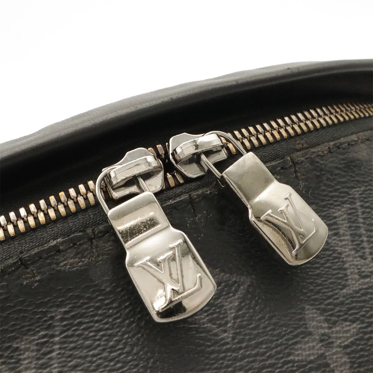 Louis Vuitton Monogram Eclipse Discovery Bum Bag PM Waist Pouch — view 7