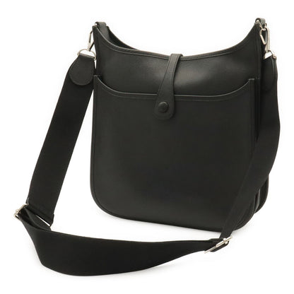 Hermes Evelyne 3 III PM Shoulder Bag Crossbody Veau Epsom Black Silver — view 2
