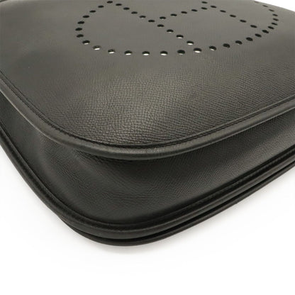 Hermes Evelyne 3 III PM Shoulder Bag Crossbody Veau Epsom Black Silver — view 3