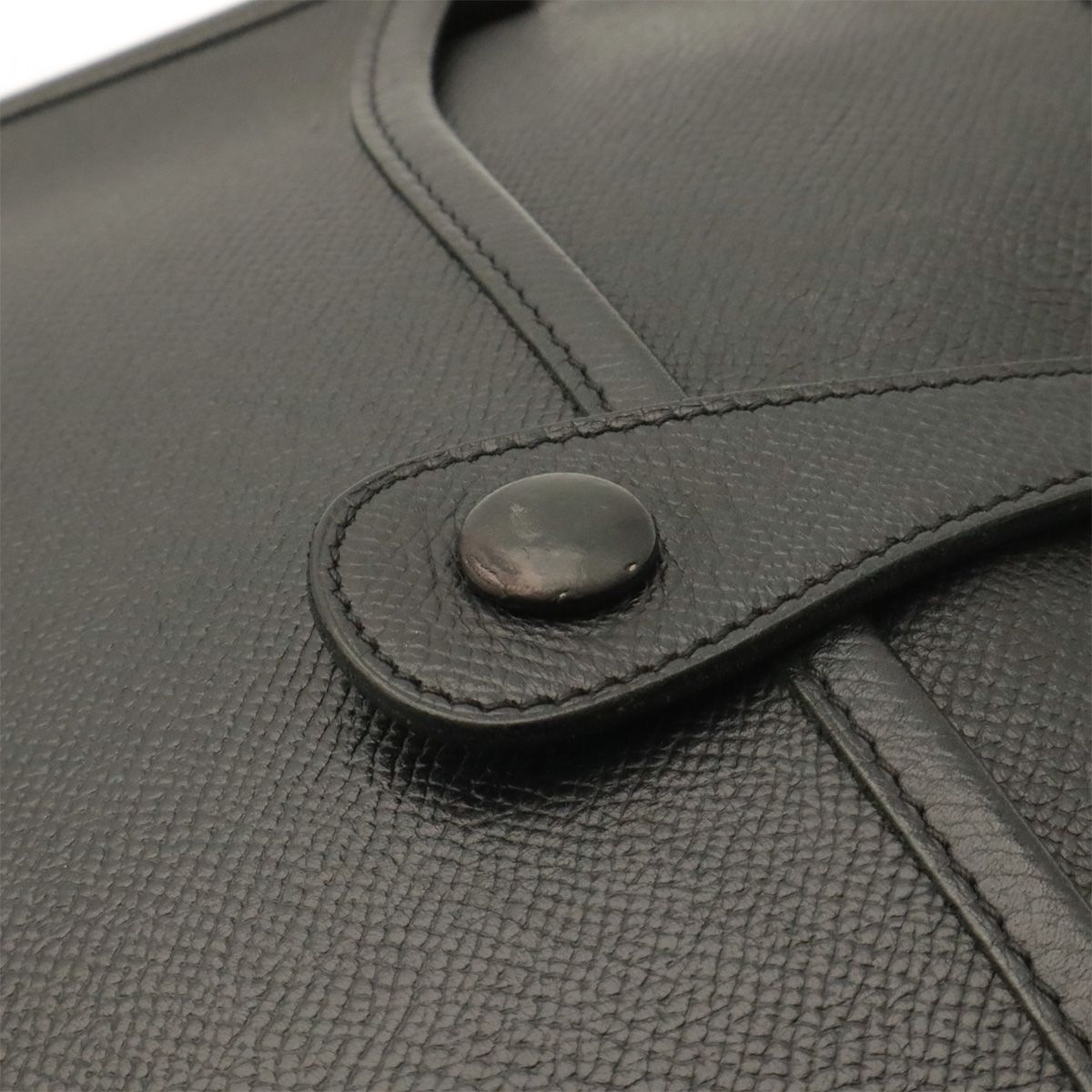 Hermes Evelyne 3 III PM Shoulder Bag Crossbody Veau Epsom Black Silver — view 4