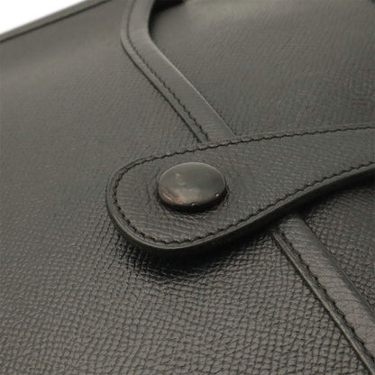 Hermes Evelyne 3 III PM Shoulder Bag Crossbody Veau Epsom Black Silver — view 4