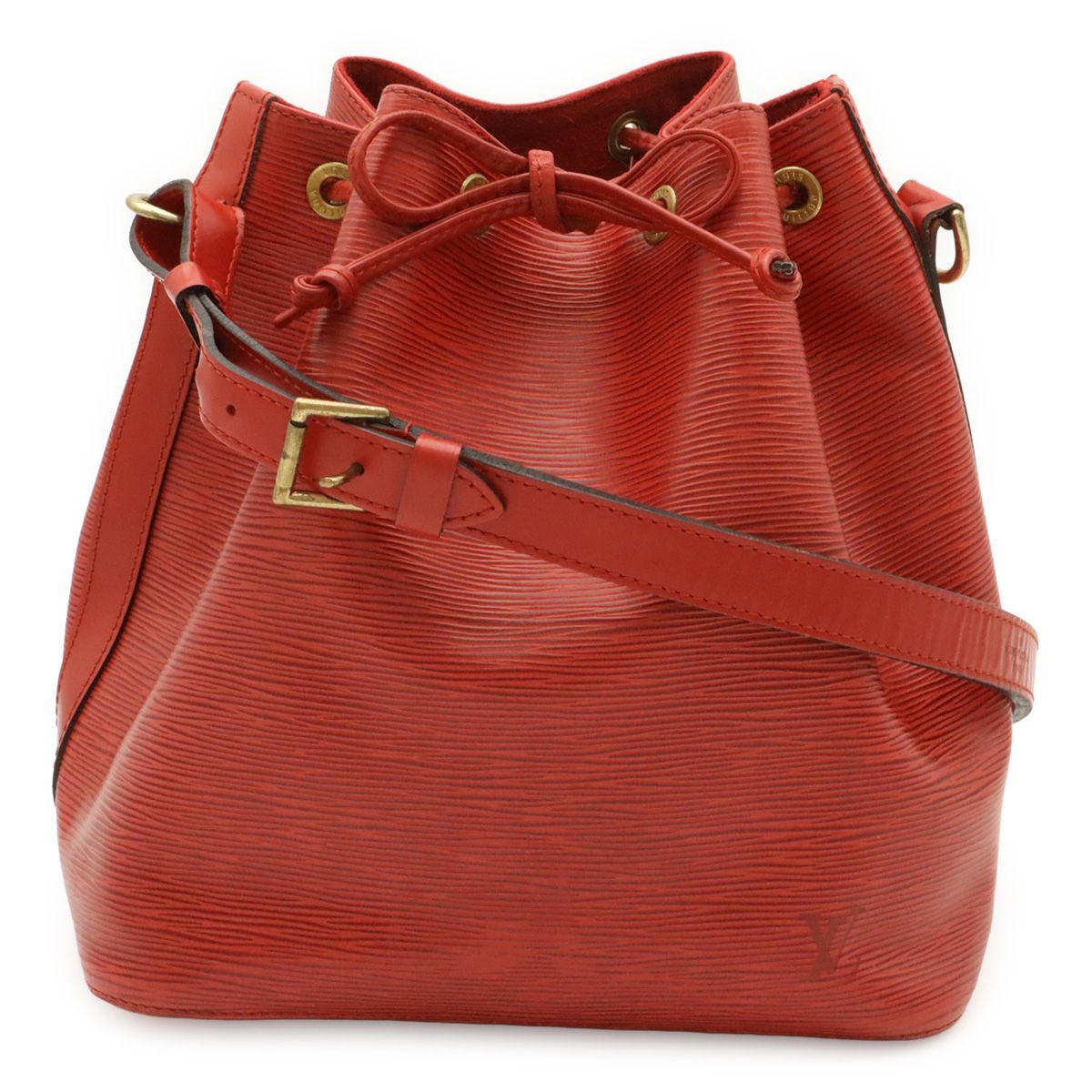 Louis Vuitton Epi Petit Noe Shoulder Bag Leather Castilian