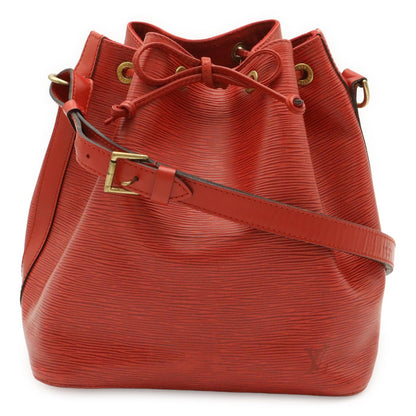Louis Vuitton Epi Petit Noe Shoulder Bag Leather Castilian