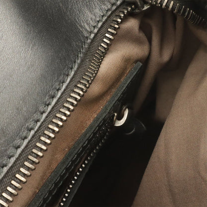 Bottega Veneta Intrecciato Shoulder Bag Crossbody Leather Black — view 8
