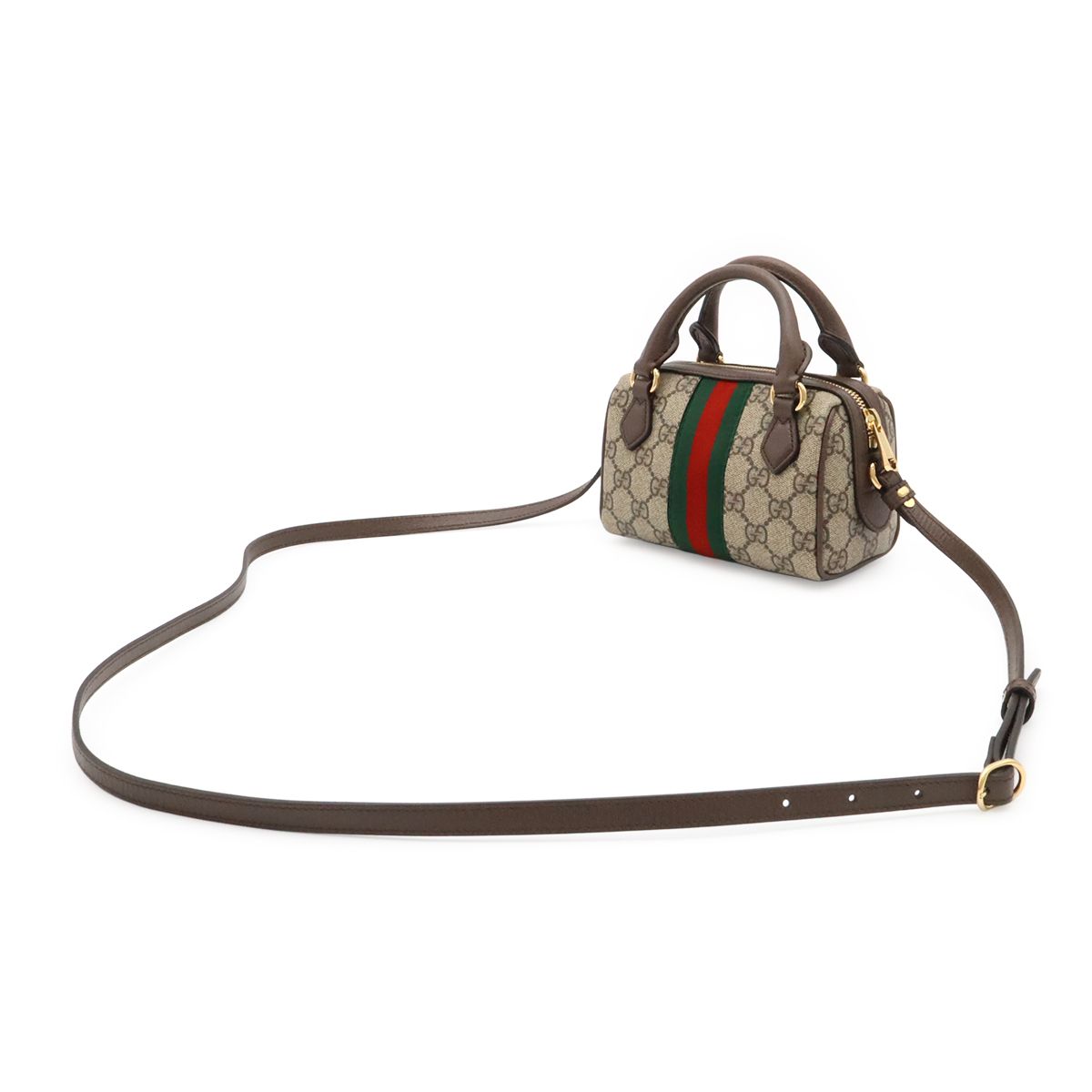 Gucci Ophidia GG Supreme Super Mini Bag Mini 2-Way Beige — view 2
