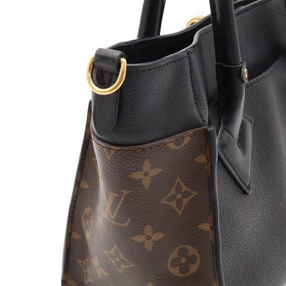 Louis Vuitton Monogram on My Side PM 2-Way Shoulder Bag Leather Noir Black — view 7