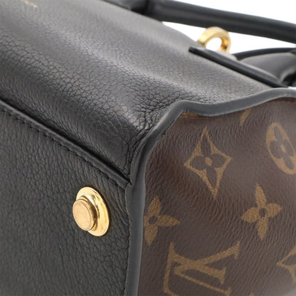 Louis Vuitton Monogram on My Side PM 2-Way Shoulder Bag Leather Noir Black — view 3