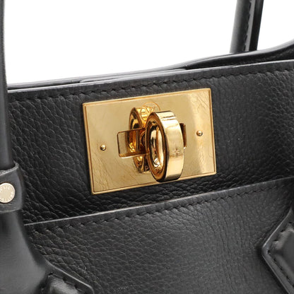 Louis Vuitton Monogram on My Side PM 2-Way Shoulder Bag Leather Noir Black — view 6