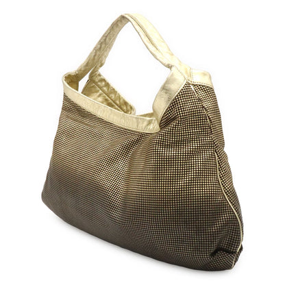 Chanel Hollywood Hobo Shoulder Bag Gradient Sequin Leather Gold Black — view 2