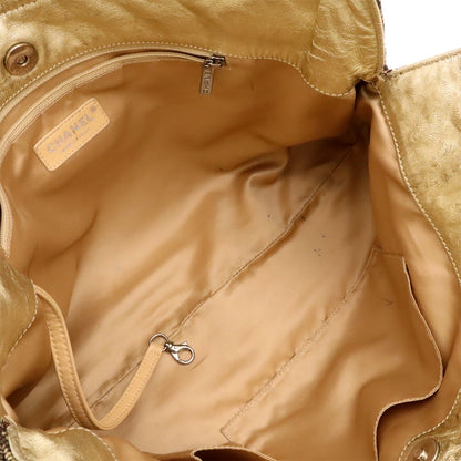 Chanel Hollywood Hobo Shoulder Bag Gradient Sequin Leather Gold Black — view 6