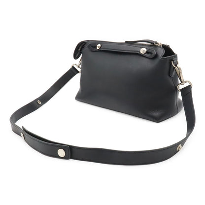 Fendi by the Way 2-Way Shoulder Bag Leather Black Silver — view 2