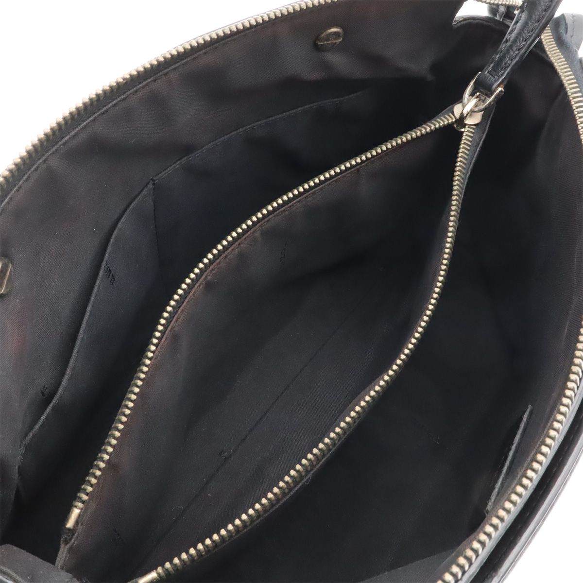 Fendi by the Way 2-Way Shoulder Bag Leather Black Silver — view 6