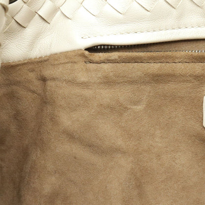 Bottega Veneta Intrecciato Garda Tote Shoulder Bag Leather Ivory — view 7