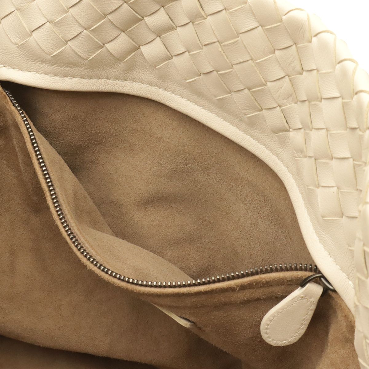 Bottega Veneta Intrecciato Garda Tote Shoulder Bag Leather Ivory — view 8