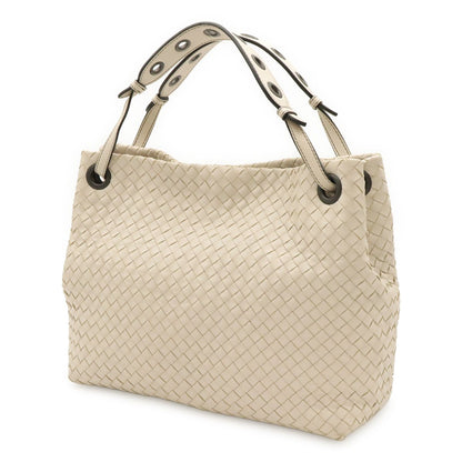 Bottega Veneta Intrecciato Garda Tote Shoulder Bag Leather Ivory — view 2