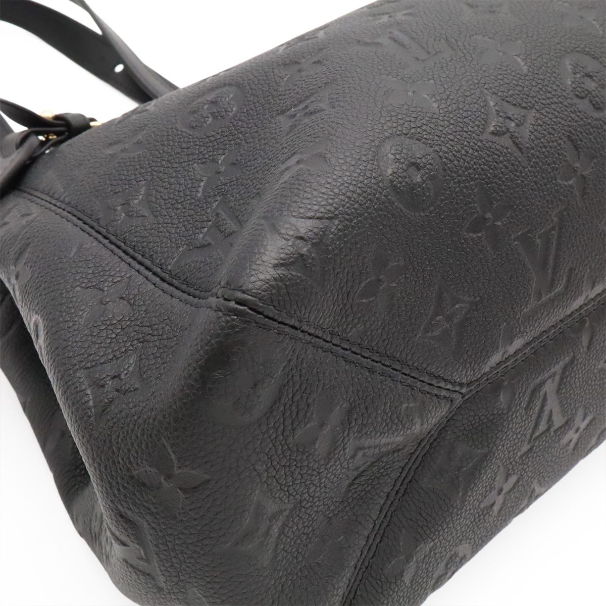Louis Vuitton Monogram Empreinte All in One PM Shoulder Bag Tote Noir Black — view 3