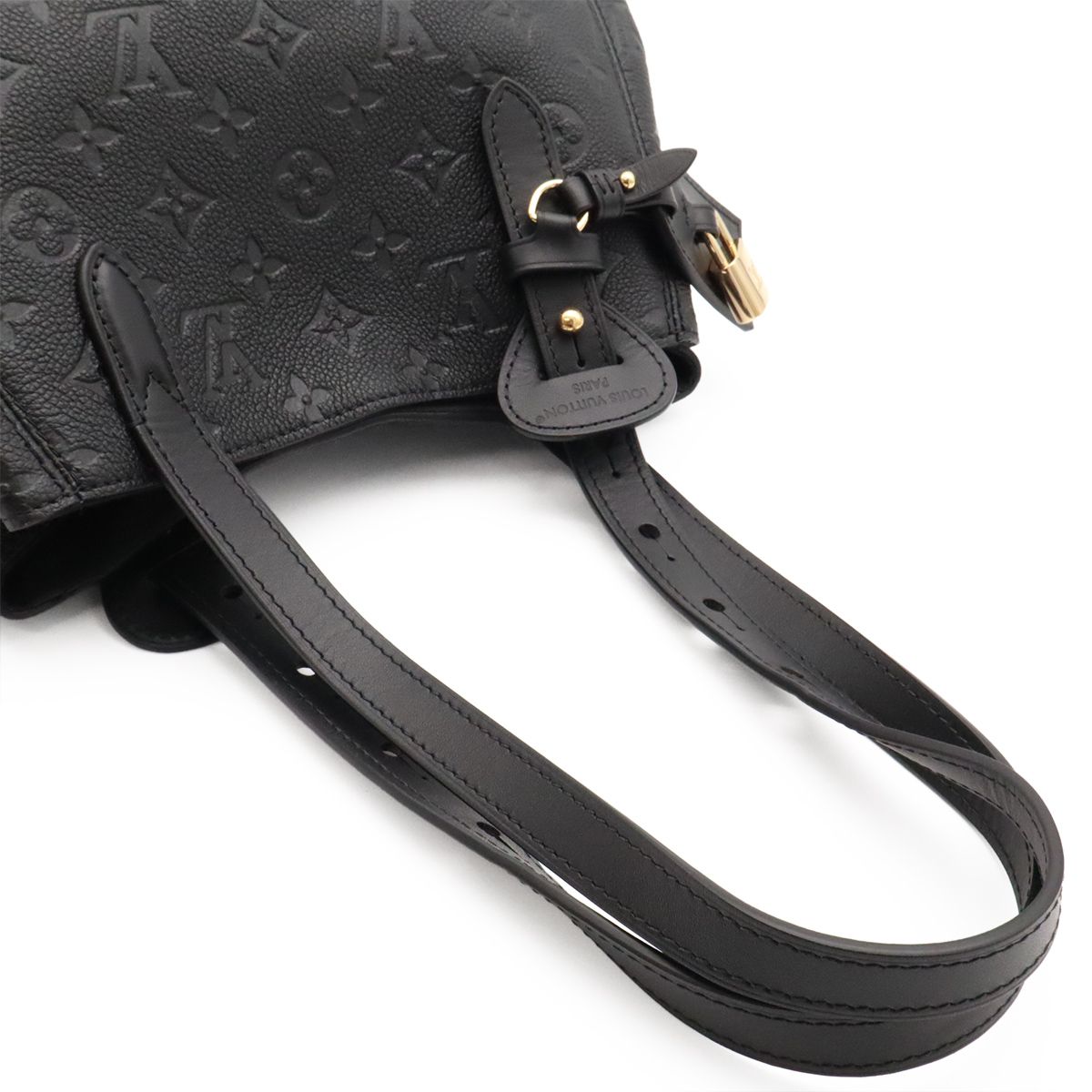 Louis Vuitton Monogram Empreinte All in One PM Shoulder Bag Tote Noir Black — view 4