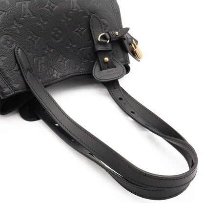 Louis Vuitton Monogram Empreinte All in One PM Shoulder Bag Tote Noir Black — view 4