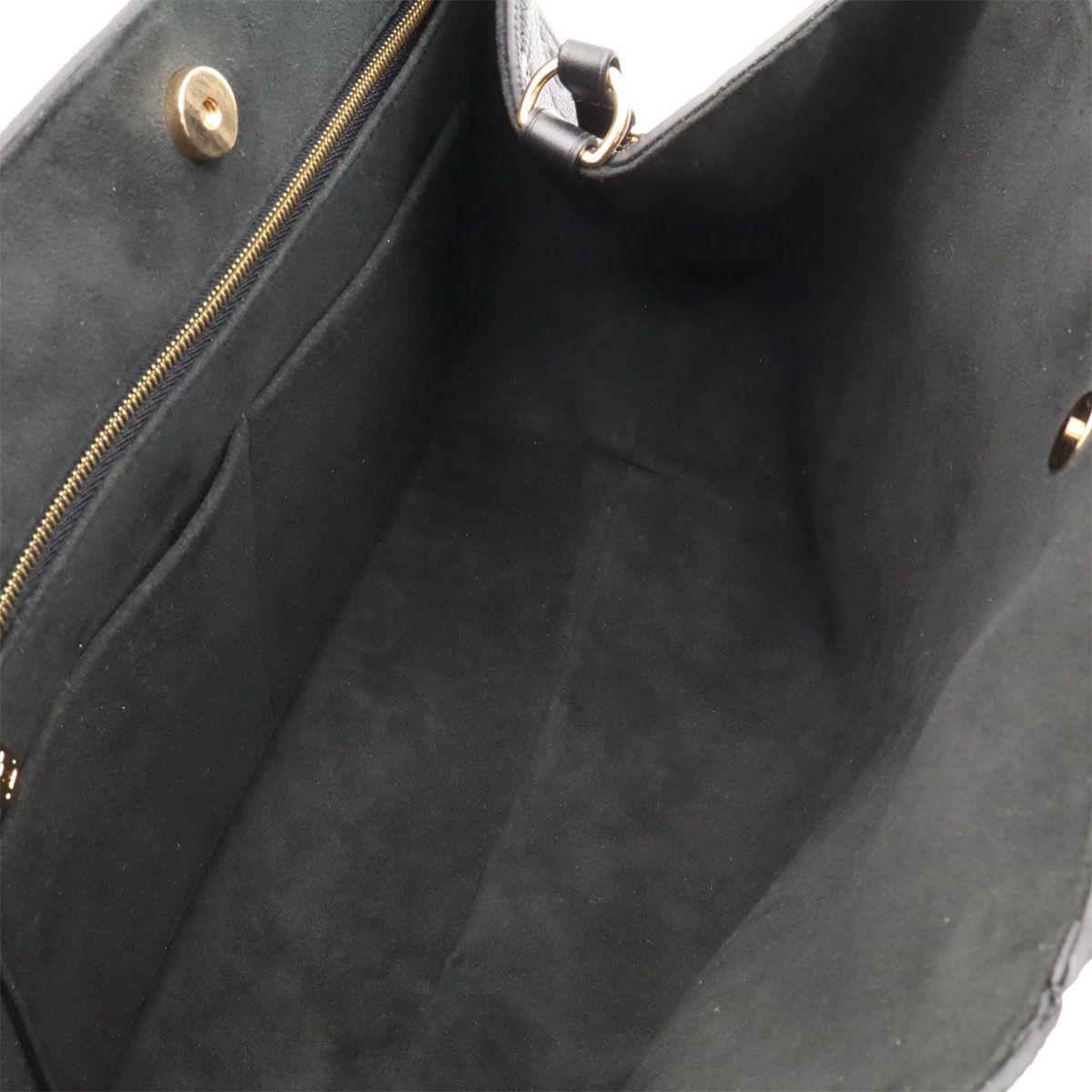 Louis Vuitton Monogram Empreinte All in One PM Shoulder Bag Tote Noir Black — view 6