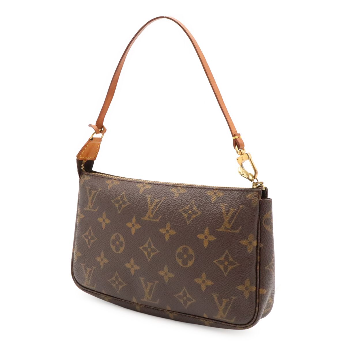 Louis Vuitton Monogram Pochette Soir Pouch Handbag Party — view 2