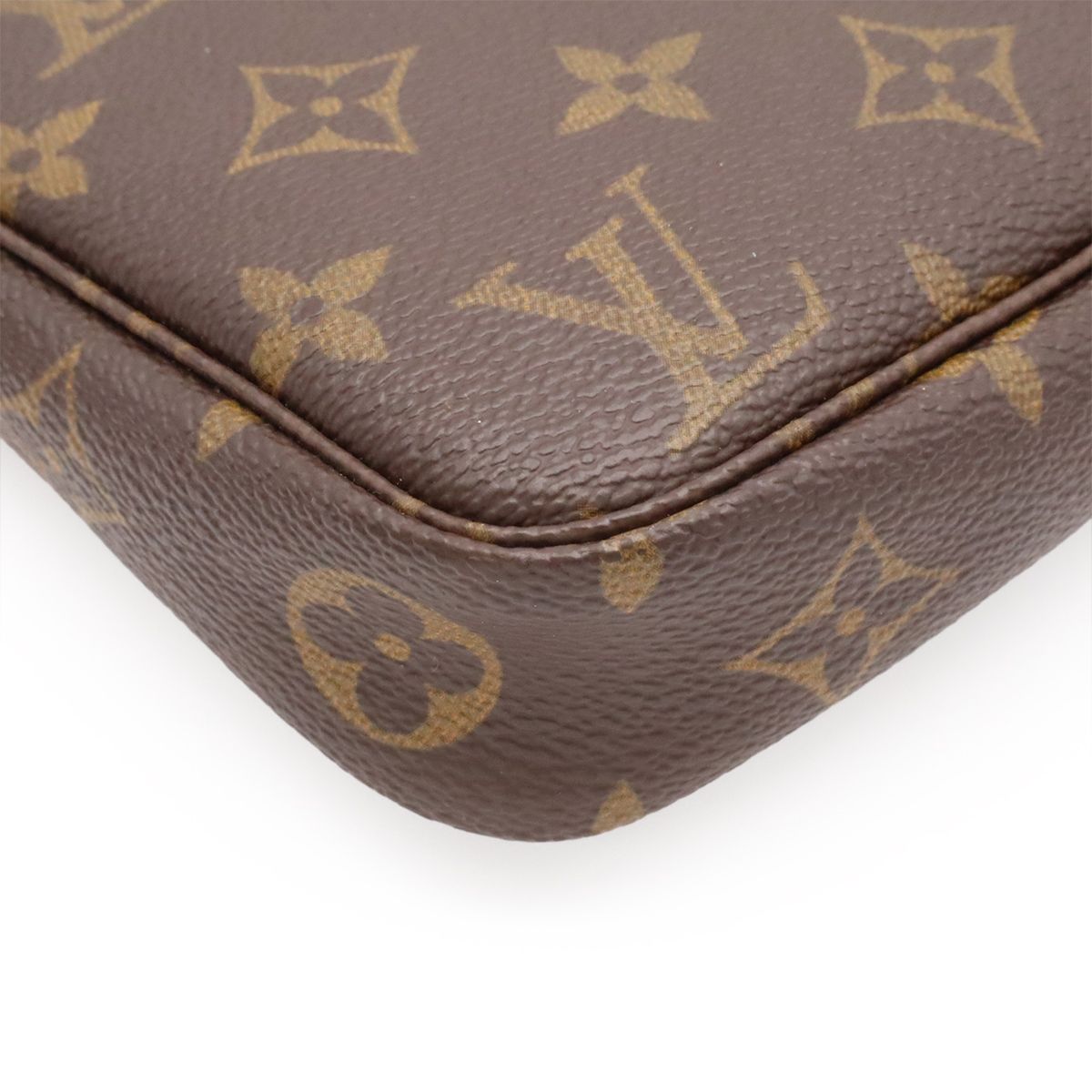 Louis Vuitton Monogram Pochette Soir Pouch Handbag Party — view 3