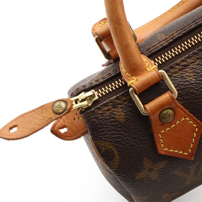 Louis Vuitton Monogram Mini Speedy Mini Bag Pouch Case — view 5