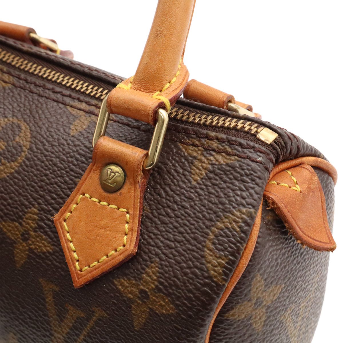 Louis Vuitton Monogram Mini Speedy Mini Bag Pouch Case — view 6