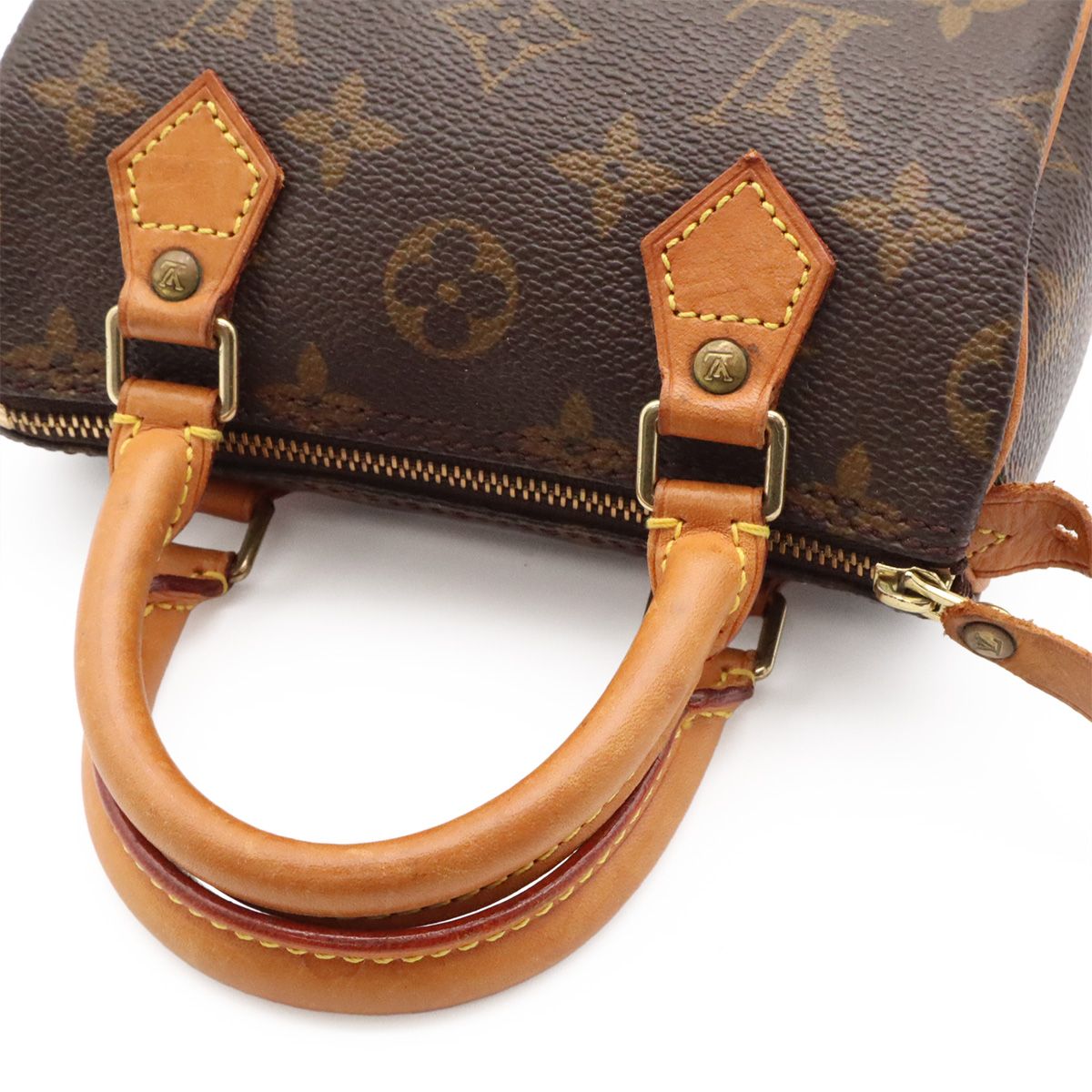Louis Vuitton Monogram Mini Speedy Mini Bag Pouch Case — view 4