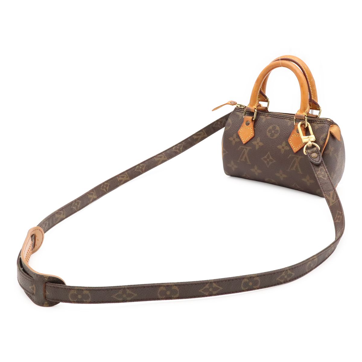 Louis Vuitton Monogram Mini Speedy Mini Bag Pouch Case 2-Way — view 2