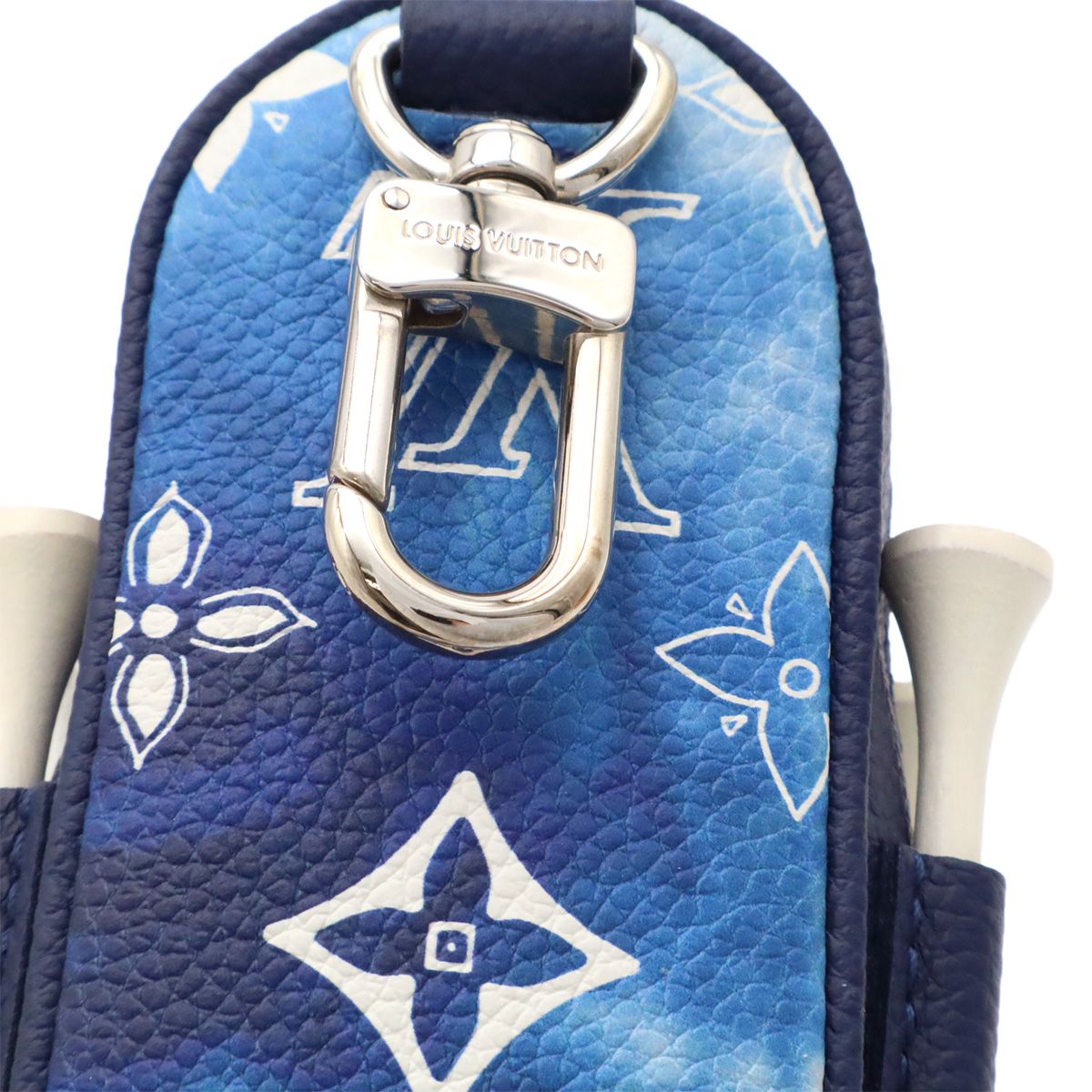 Louis Vuitton Monogram Bandana Golf Set Andrews Ball Case Pouch GI — view 4
