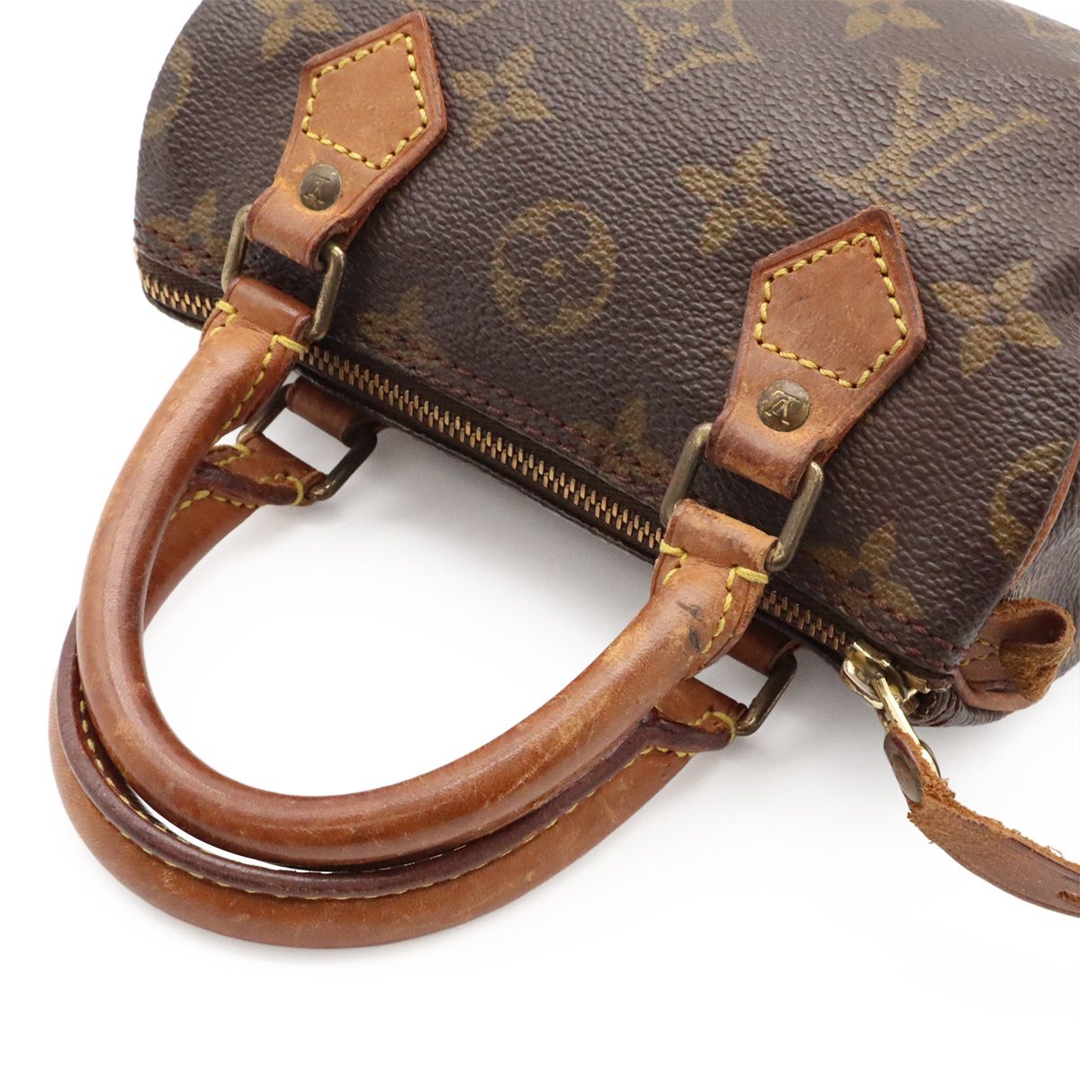Louis Vuitton Monogram Mini Speedy Mini Bag Pouch Case — view 4