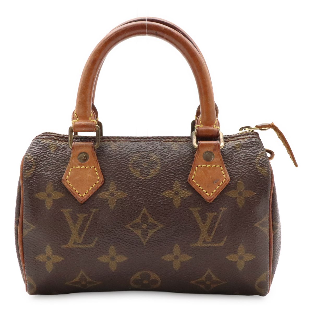 Louis Vuitton Monogram Mini Speedy Mini Bag Pouch Case