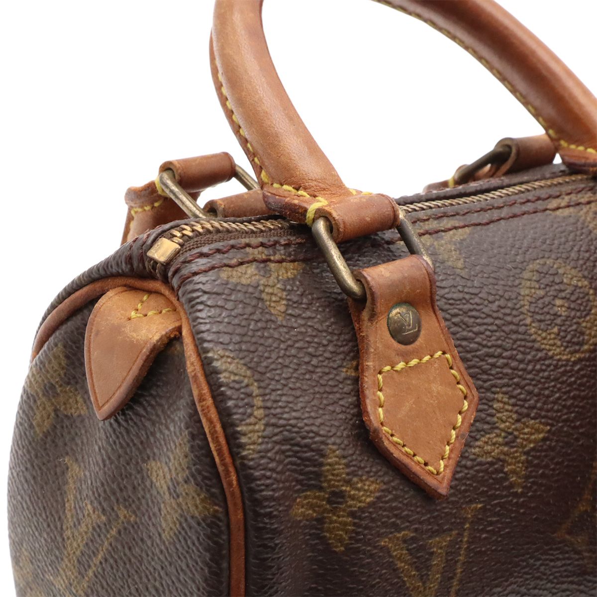 Louis Vuitton Monogram Mini Speedy Mini Bag Pouch Case — view 6