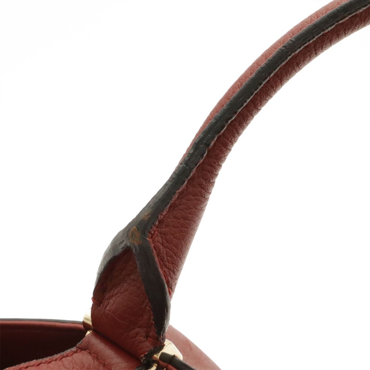 Cartier C de Cartier 2-Way Shoulder Bag Crossbody Leather Bordeaux Gold — view 4