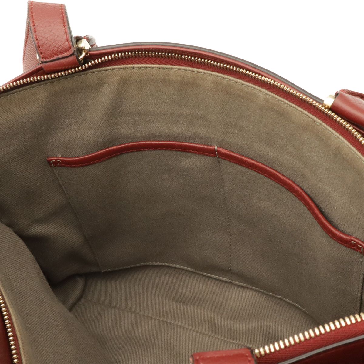 Cartier C de Cartier 2-Way Shoulder Bag Crossbody Leather Bordeaux Gold — view 7