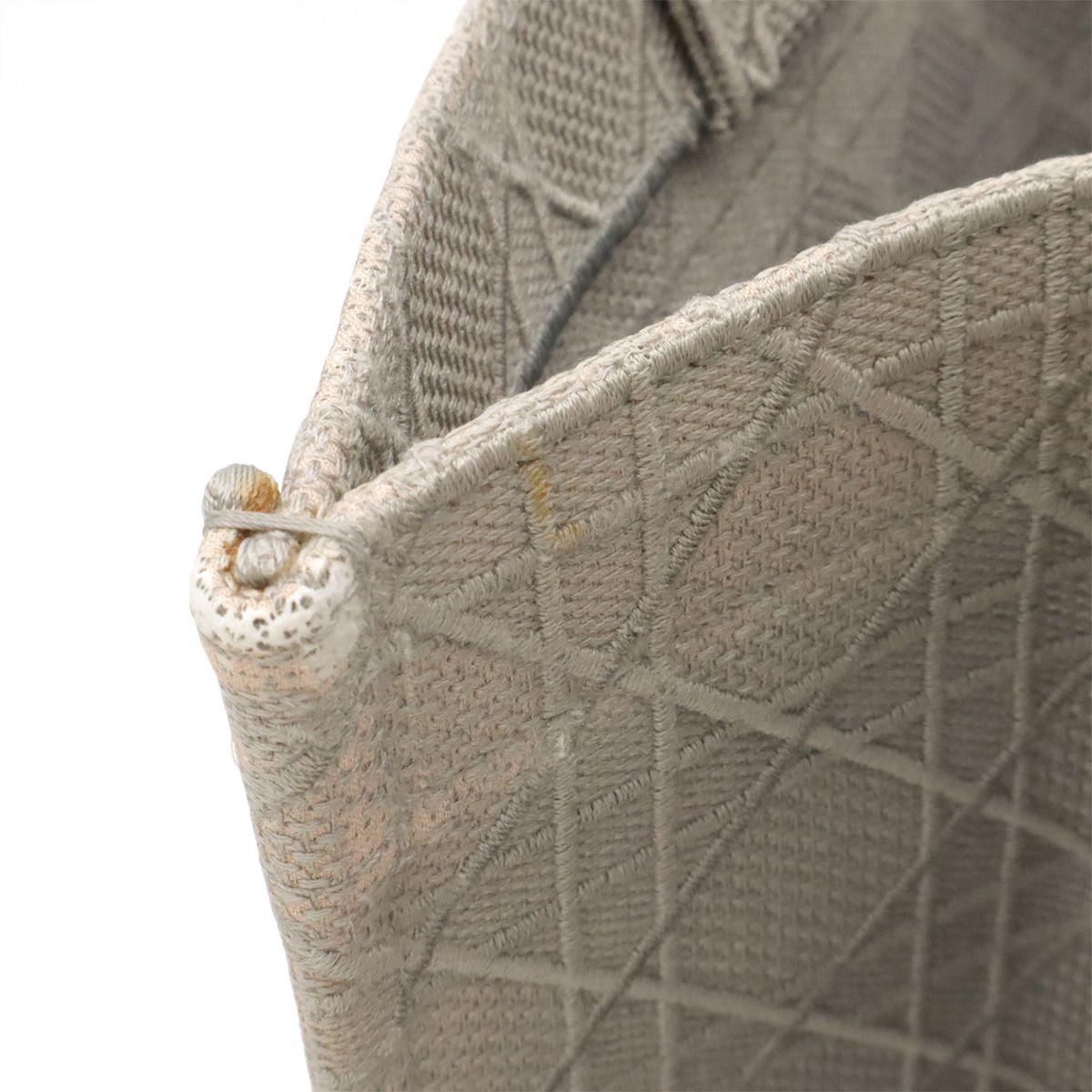 Dior Book Tote Bag Large Cannage Canvas Gray — view 6