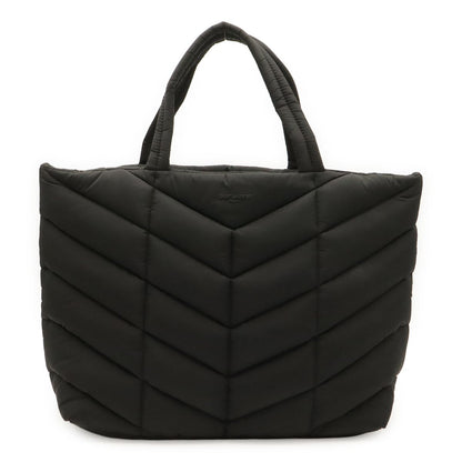 Saint Laurent Paris YSL Puffer Tote Bag Large Nylon Black