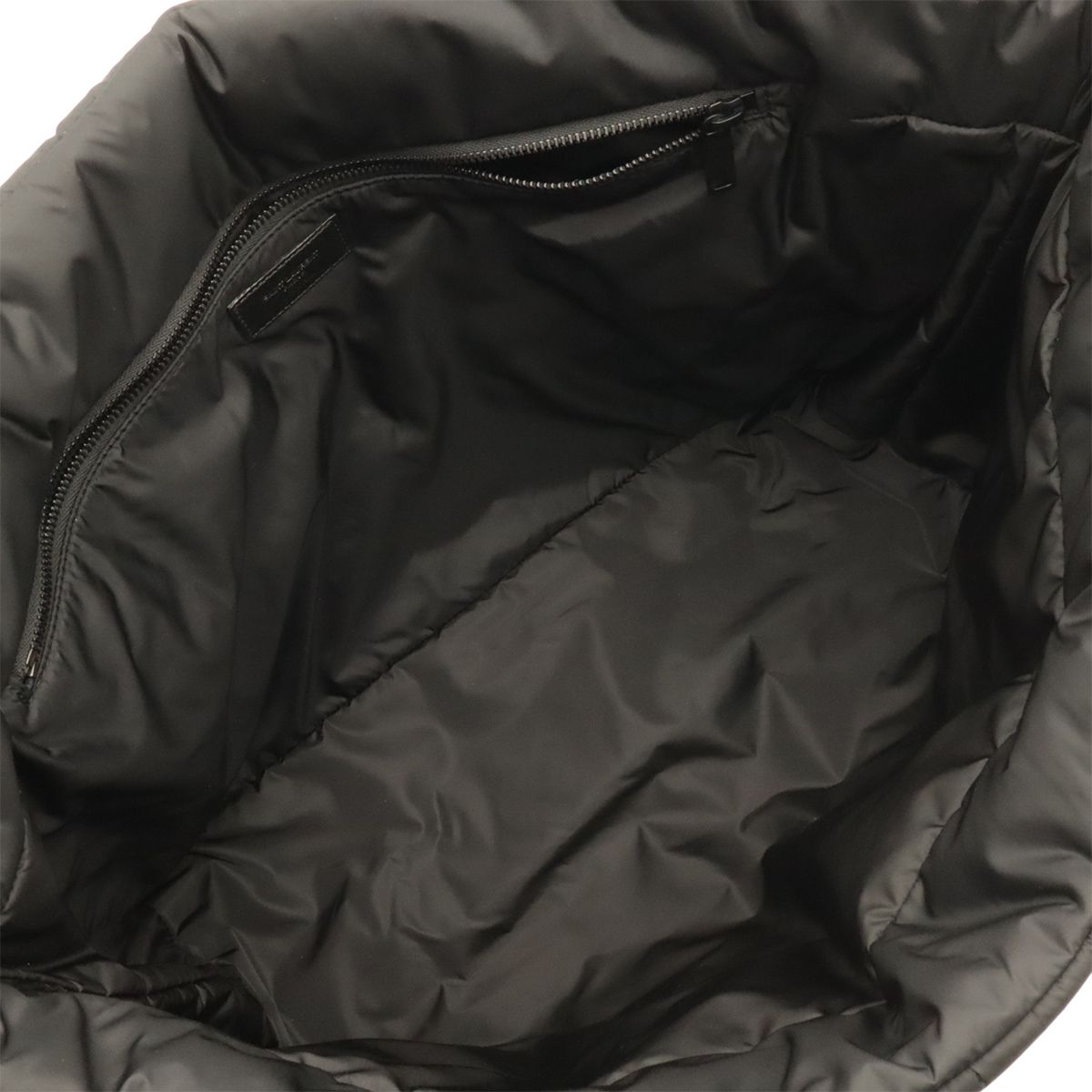 Saint Laurent Paris YSL Puffer Tote Bag Large Nylon Black — view 6