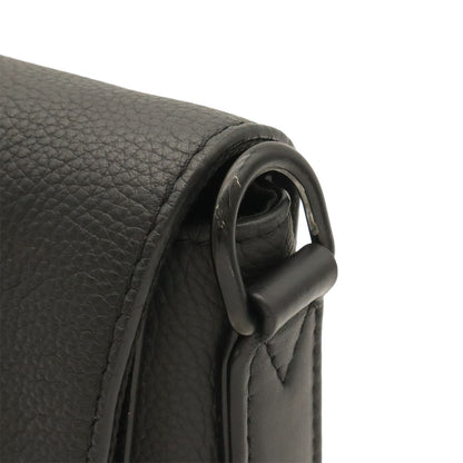 Louis Vuitton LV Aerogram Takeoff Messenger Shoulder Bag Leather Noir Black — view 7