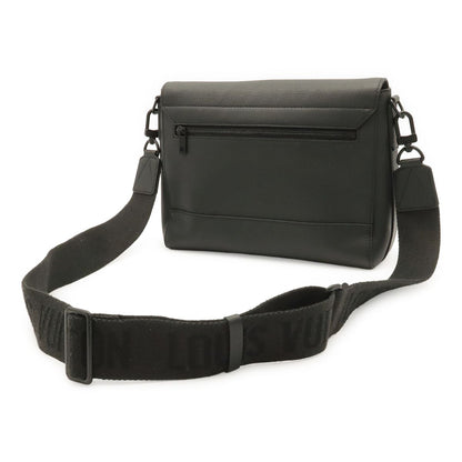 Louis Vuitton LV Aerogram Takeoff Messenger Shoulder Bag Leather Noir Black — view 2