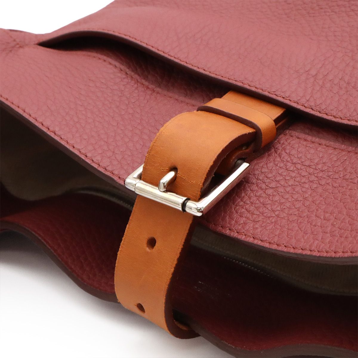 Hermes Marwari GM Shoulder Bag Taurillon Clemence Leather Rosewood Pink — view 5