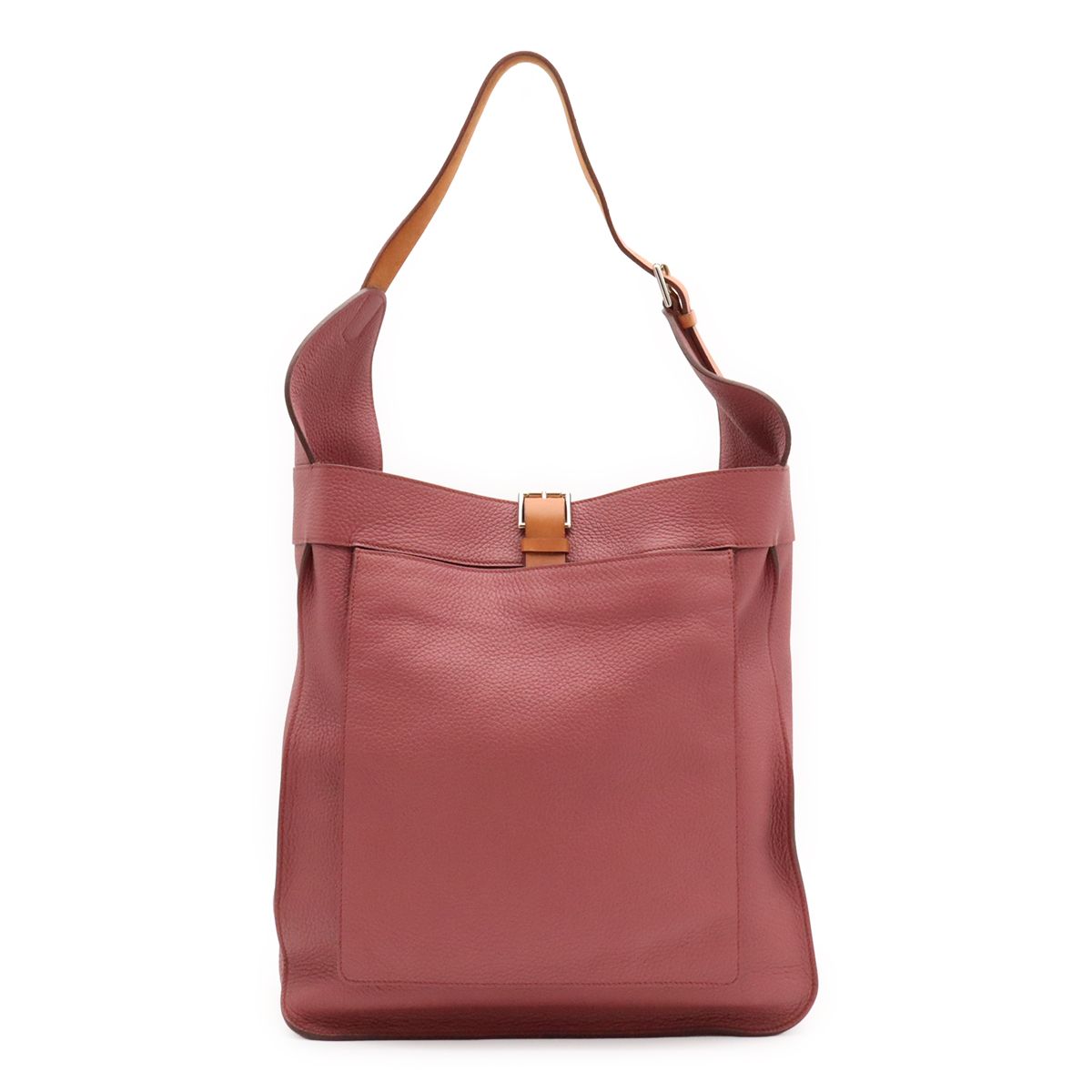 Hermes Marwari GM Shoulder Bag Taurillon Clemence Leather Rosewood Pink